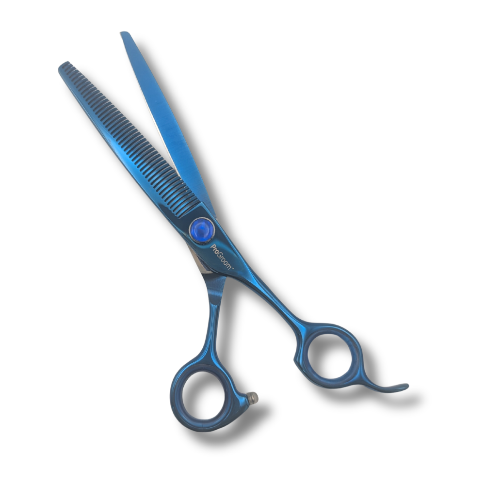 ProGroom Proficiency 6.5" Thinning Scissors With 46 V Teeth - Image 2