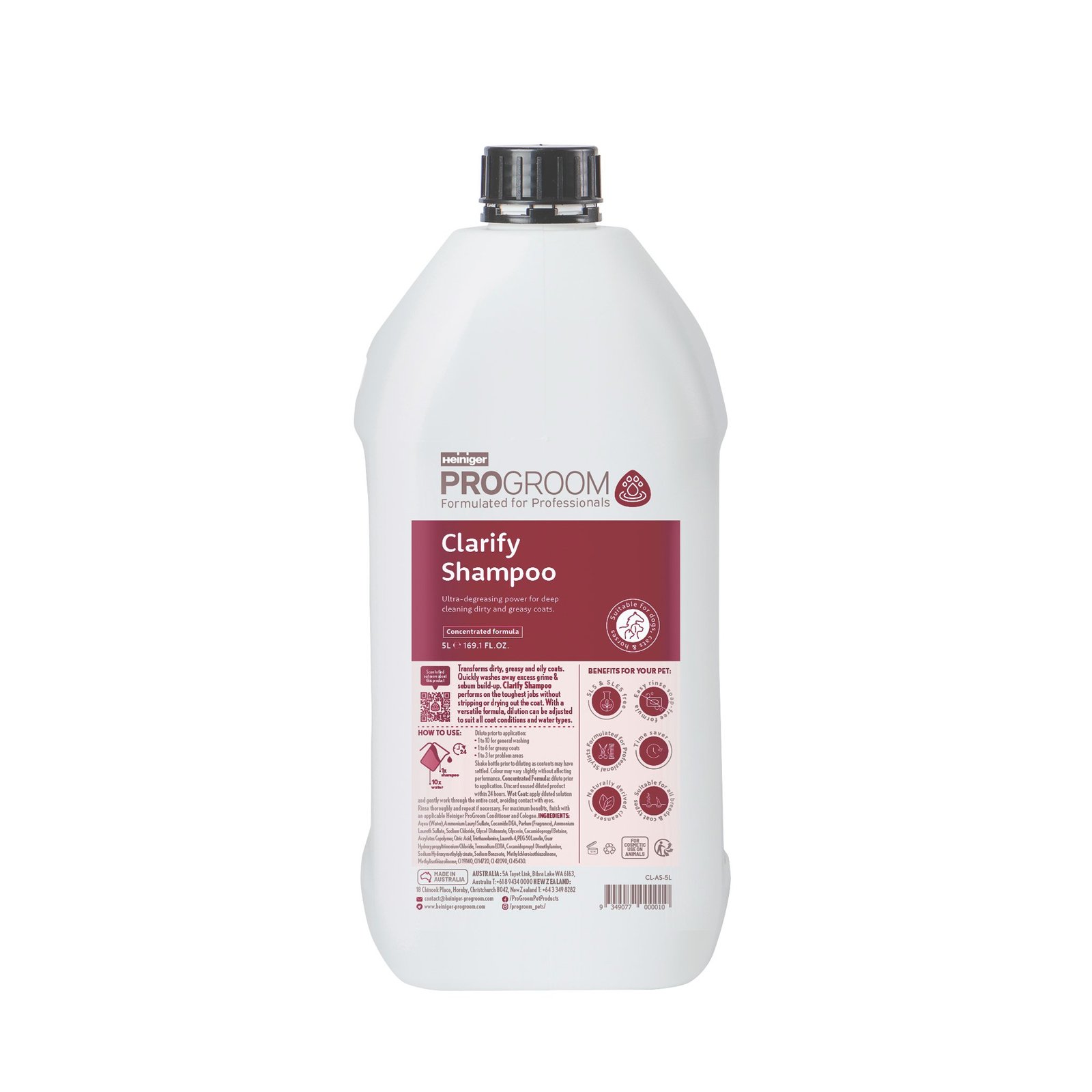 Progroom Clarifying Shampoo 5L