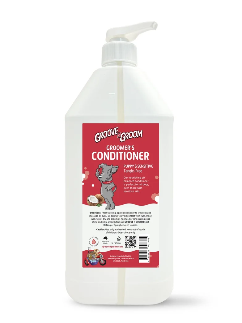 Groove n' Groom Puppy and Sensitive Conditioner 5L