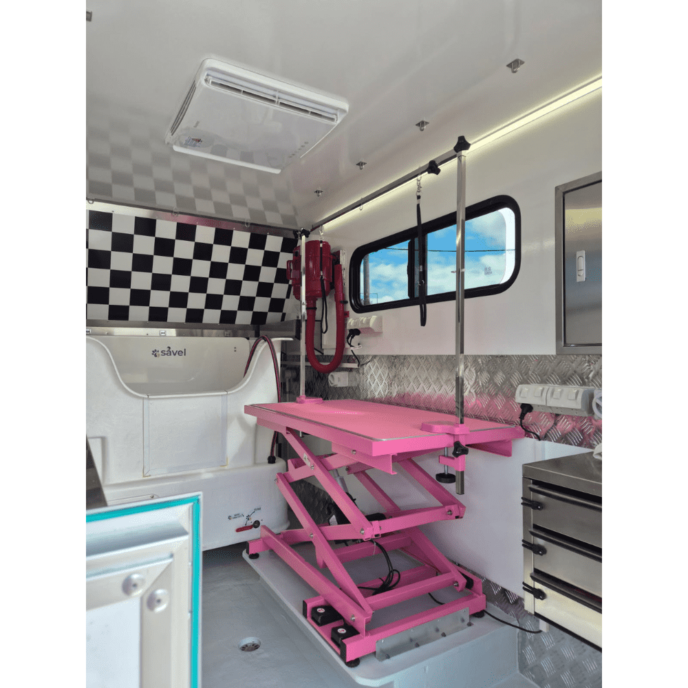 Extra Heavy Duty Mobile Dog Grooming Table - Image 4